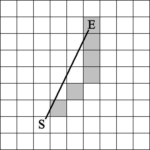 Diagonal Square Path