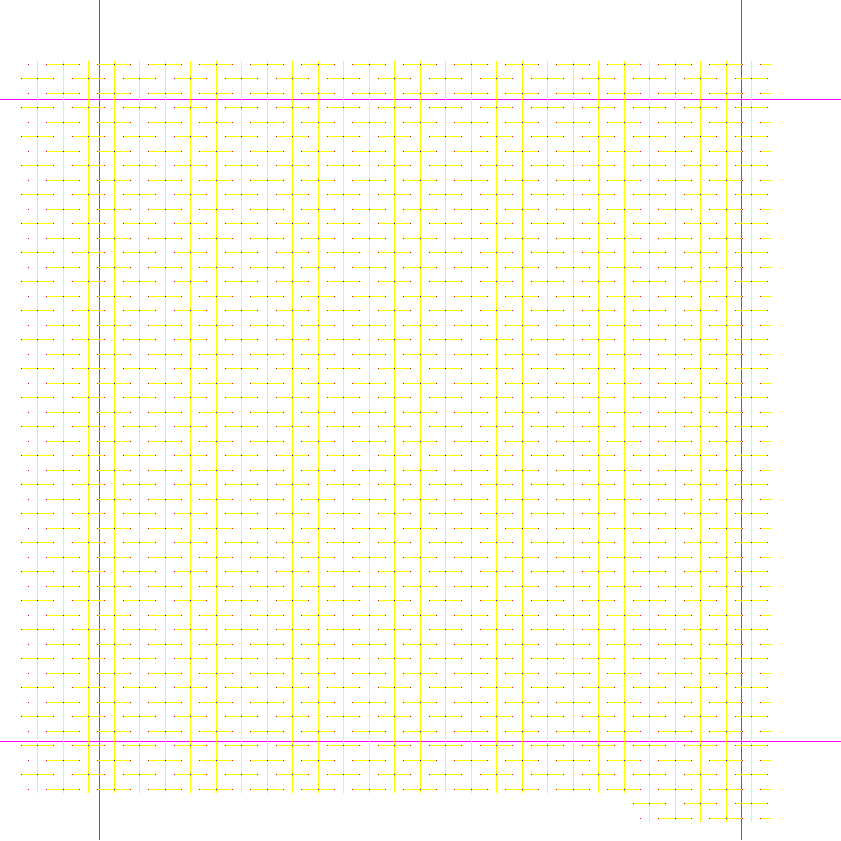 841x841 pixel grid